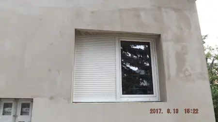 Beépített elrejthető tokos vakolható redőny